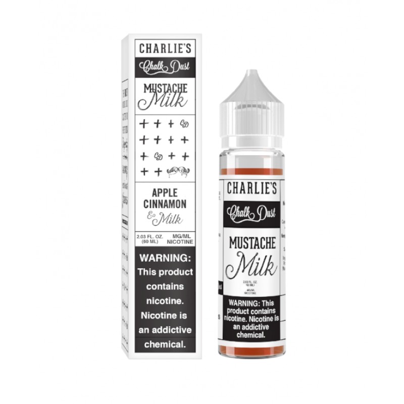 Charlies Chalk Dust Mustache Milk