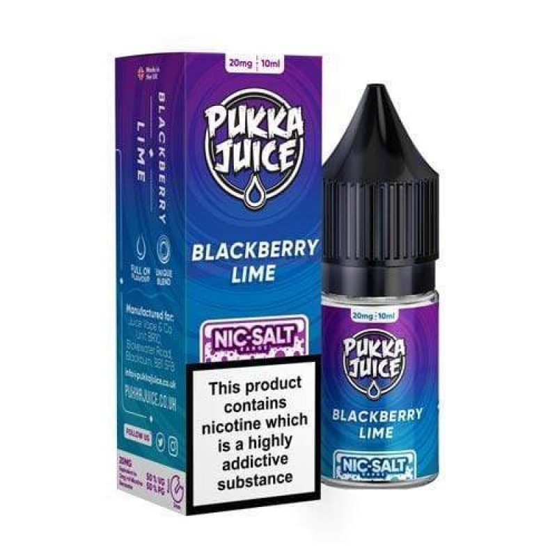 Pukka Juice Blackberry Lime Nic Salt